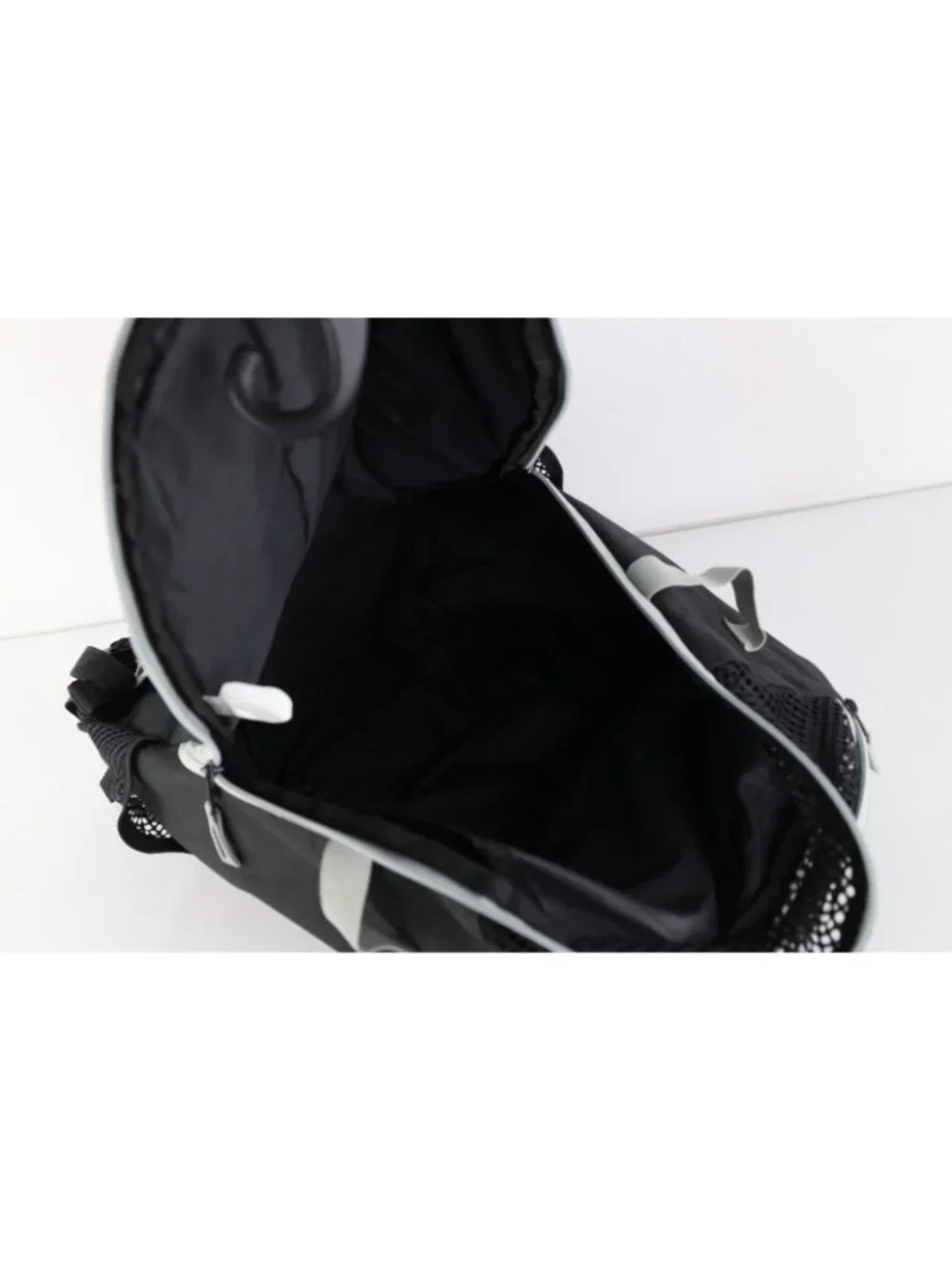 Vintage Franklin MLB Baseball Spell Out Backpack Book Bag Carry On Black